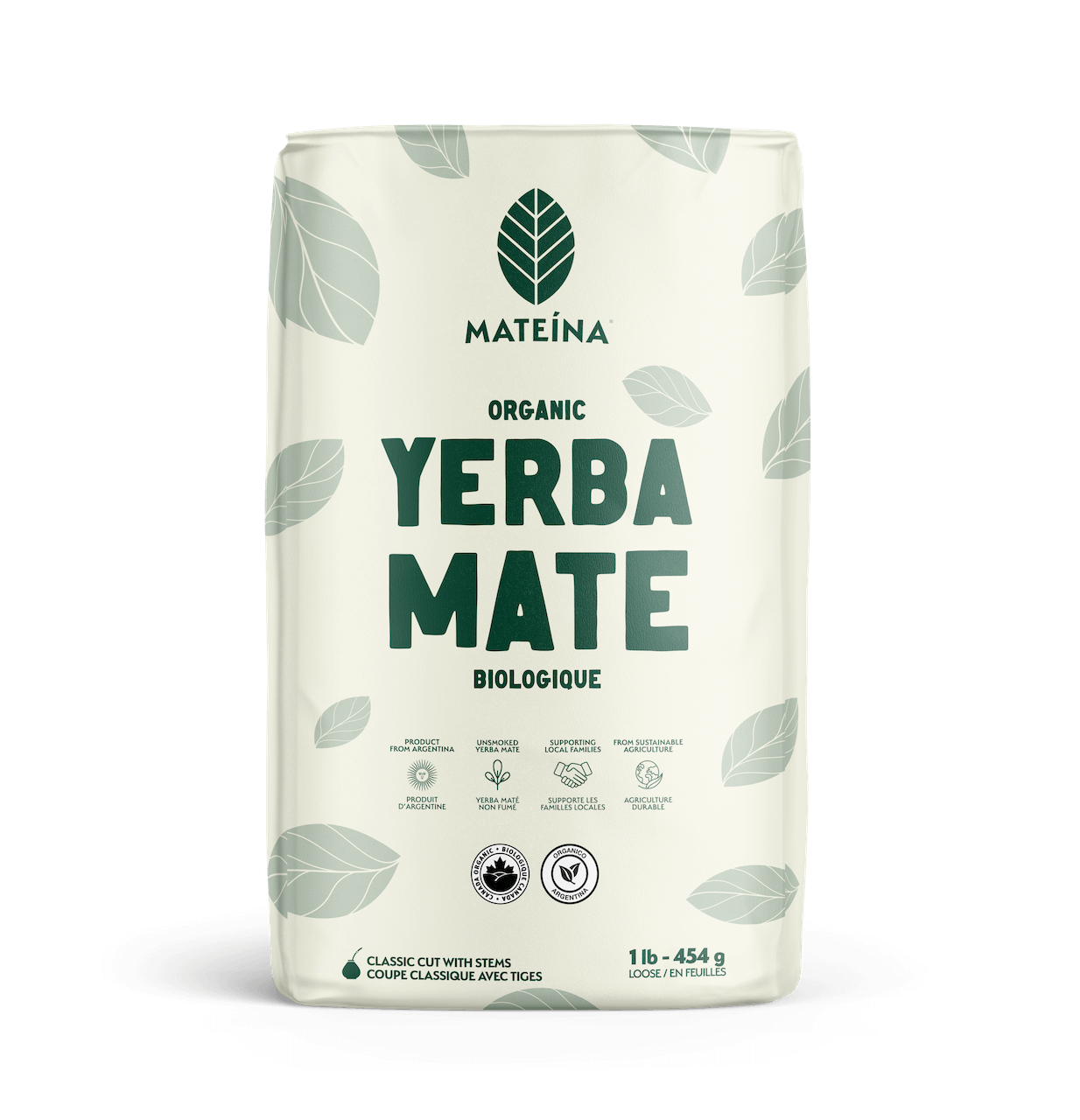 Organic Yerba Mate - Loose Leaf - 1 lb (454 g)